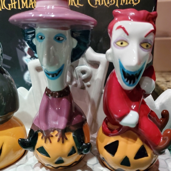 VintageDisney's The Nightmare Before Christmas "Lock Shock & Barrel" S&P Shakers - Picture 3 of 7